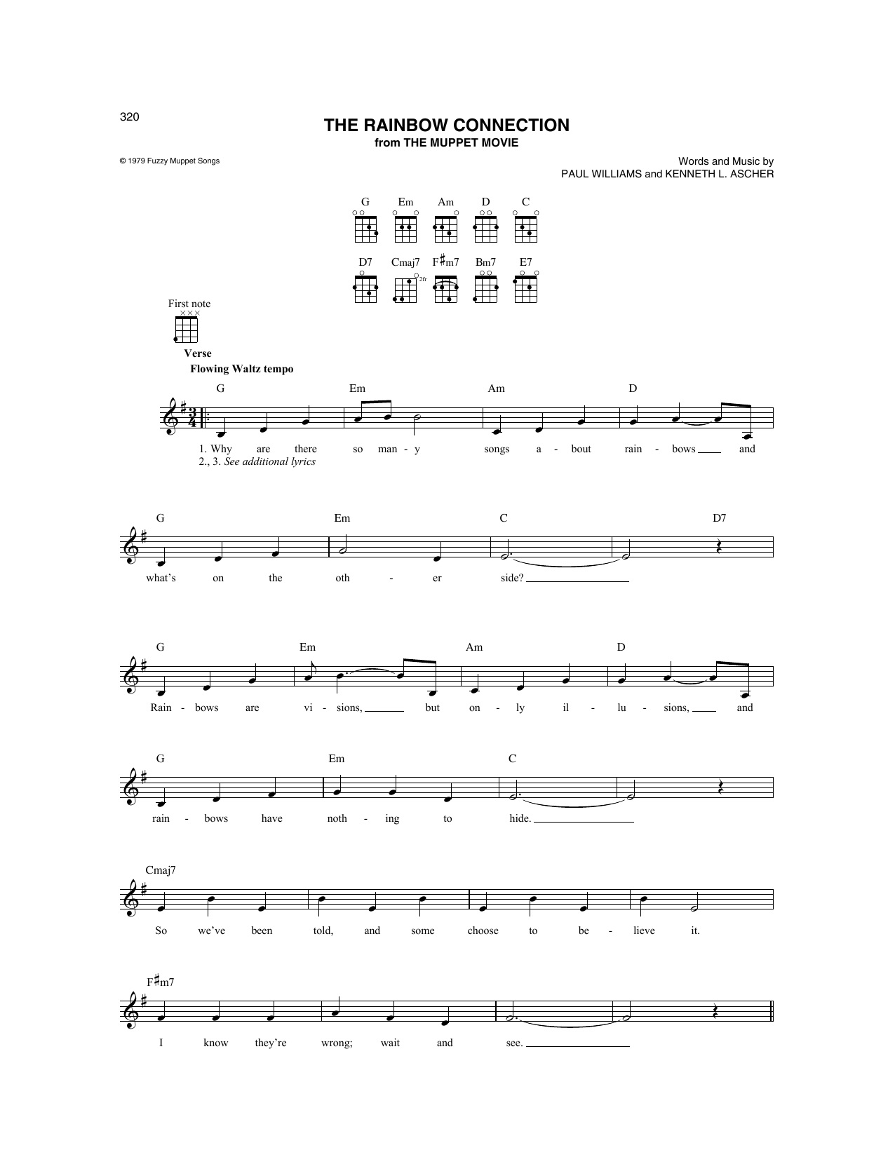 Paul Williams Rainbow Connection Sheet Music Notes & Chords for Mandolin - Download or Print PDF Paul Williams Rainbow Connection Sheet Music Notes & Chords for Mandolin - Download or Print PDF