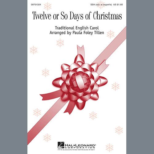 Paula Foley Tillen, Twelve Or So Days Of Christmas, SSA