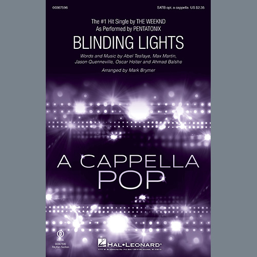 Pentatonix, Blinding Lights (arr. Mark Brymer), SATB Choir