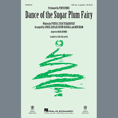 Pentatonix, Dance Of The Sugar Plum Fairy (arr. Mark Brymer), SATB Choir