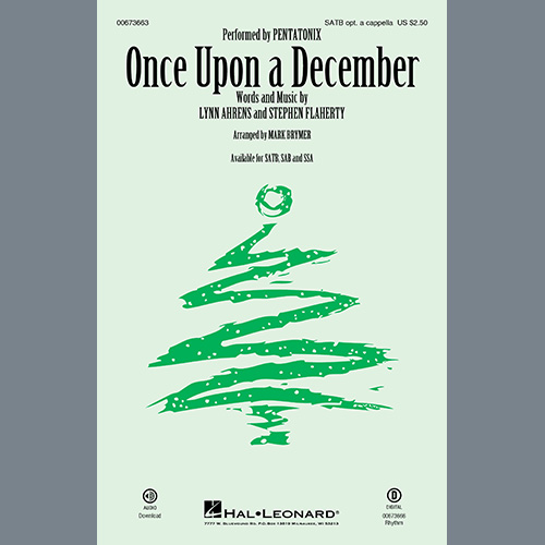 Pentatonix, Once Upon A December (arr. Mark Brymer), SAB Choir