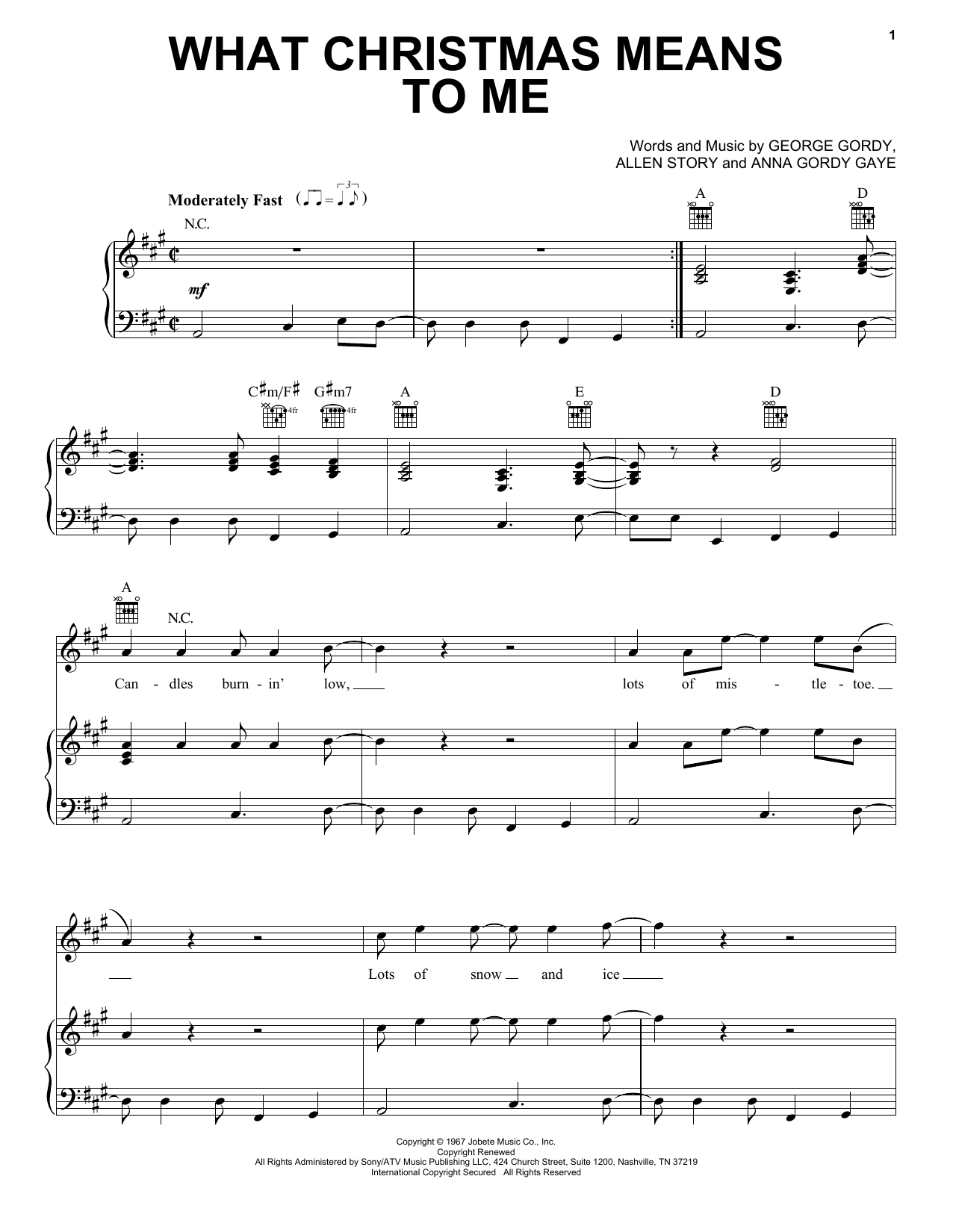 Pentatonix What Christmas Means To Me Sheet Music Notes & Chords for Piano, Vocal & Guitar (Right-Hand Melody) - Download or Print PDF