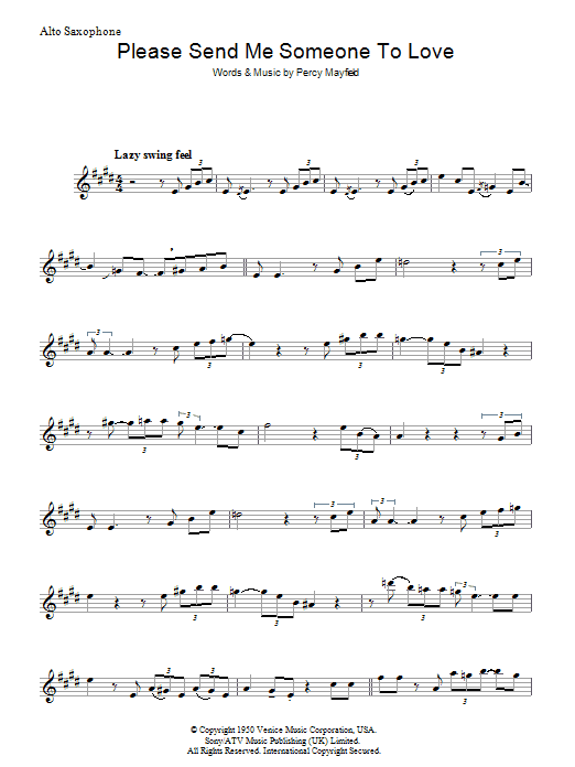 Percy Mayfield Please Send Me Someone To Love Sheet Music Notes & Chords for Trombone - Download or Print PDF