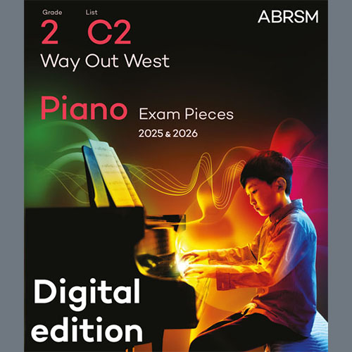 Pete Letanka, Way Out West (Grade 2, list C2, from the ABRSM Piano Syllabus 2025 & 2026), Piano Solo