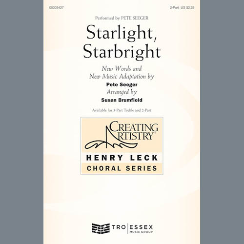 Pete Seeger, Starlight, Starbright (arr. Susan Brumfield), 2-Part Choir