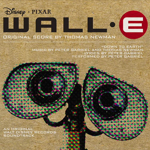 Peter Gabriel, Down To Earth (from WALL-E) (arr. Kevin Olson), Easy Piano Solo