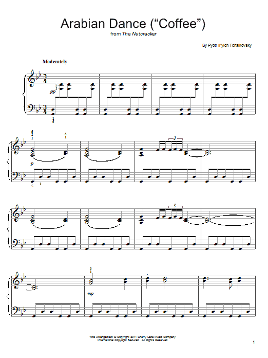 Pyotr Ilyich Tchaikovsky Arabian Dance (