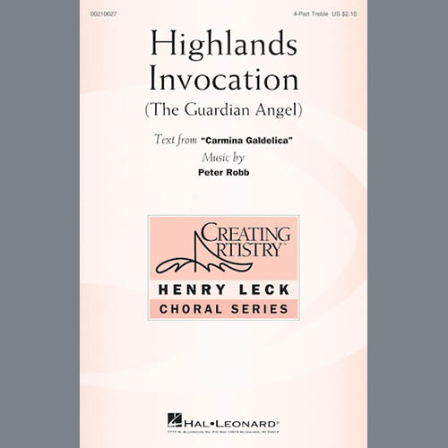 Peter Robb, Highlands Invocation, 4-Part