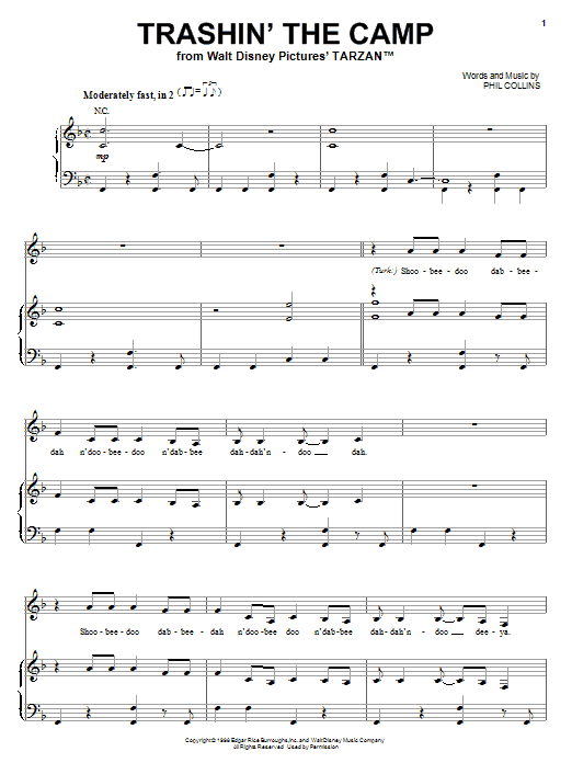 Phil Collins Trashin' The Camp Sheet Music Notes & Chords for Violin - Download or Print PDF