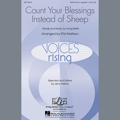 Phil Mattson, Count Your Blessings Instead Of Sheep, SATB