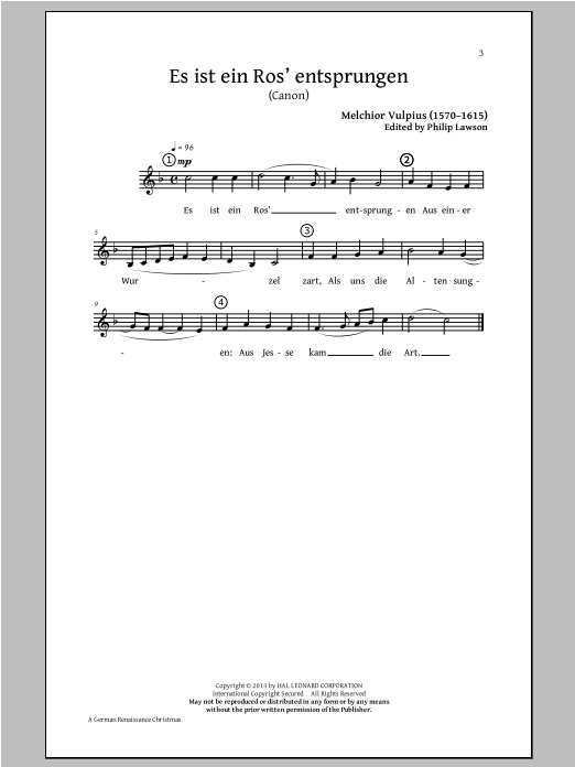 Philip Lawson A German Renaissance Christmas (Choral Collection) Sheet Music Notes & Chords for Choral - Download or Print PDF