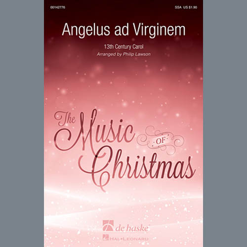 Philip Lawson, Angelus Ad Virginem, SATB