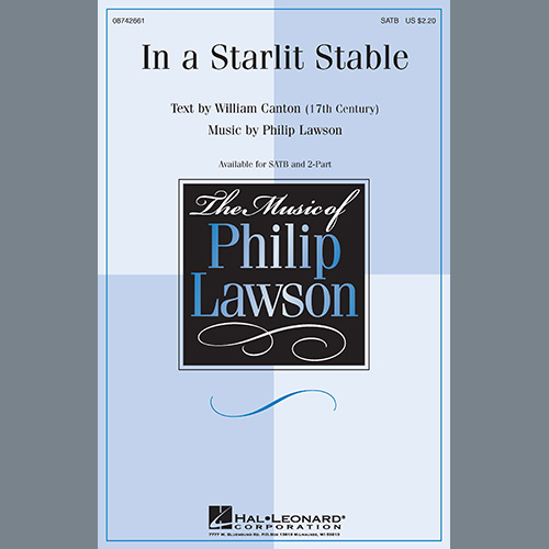 Philip Lawson, In A Starlit Stable, SATB Choir