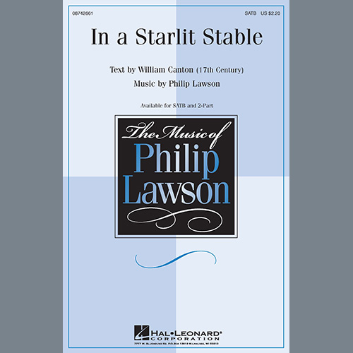 Philip Lawson, In A Starlit Stable, 2-Part Choir