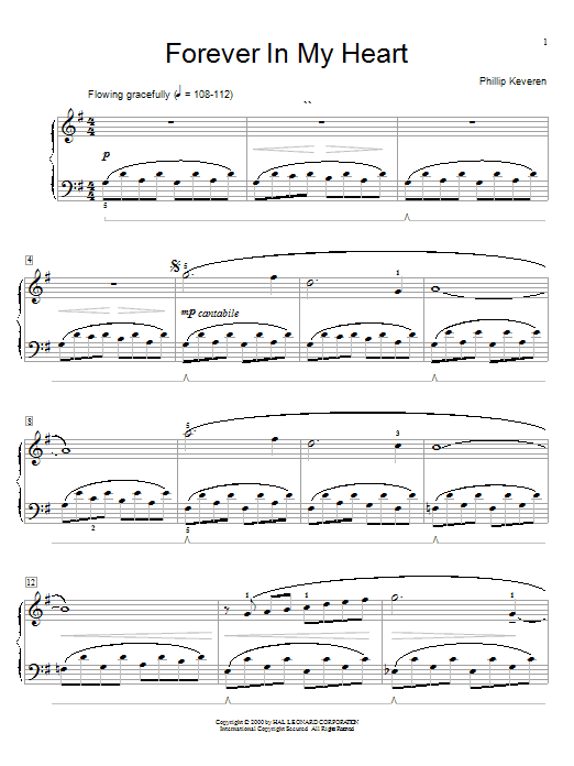 Phillip Keveren Forever In My Heart Sheet Music Notes & Chords for Educational Piano - Download or Print PDF