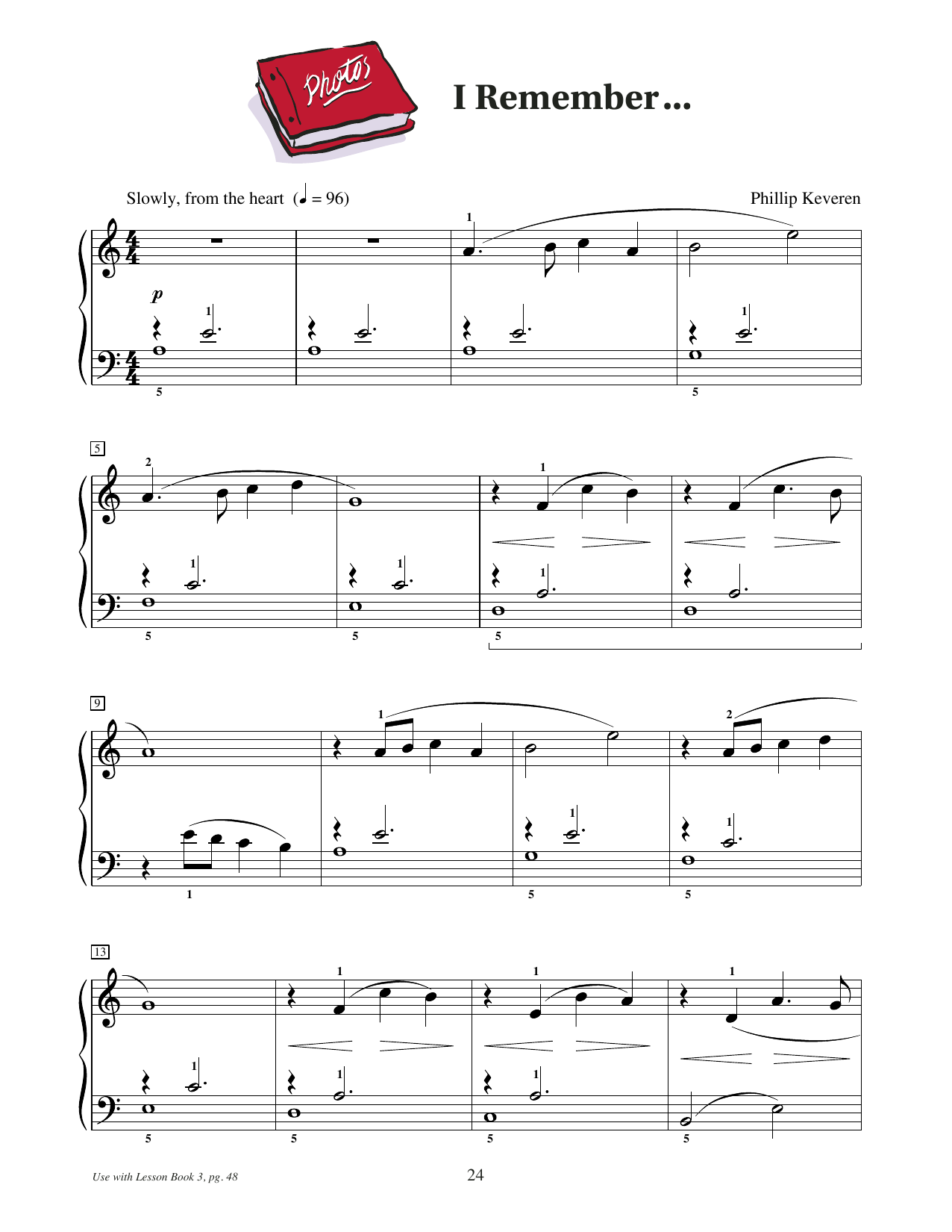 Phillip Keveren I Remember... Sheet Music Notes & Chords for Educational Piano - Download or Print PDF