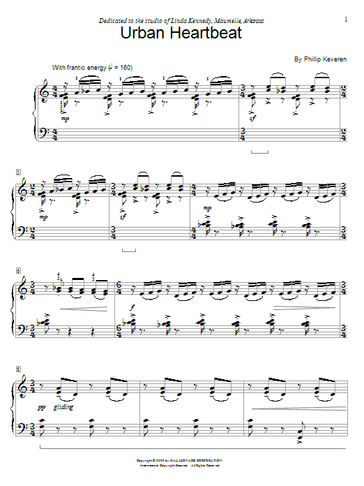 Phillip Keveren Urban Heartbeat Sheet Music Notes & Chords for Educational Piano - Download or Print PDF