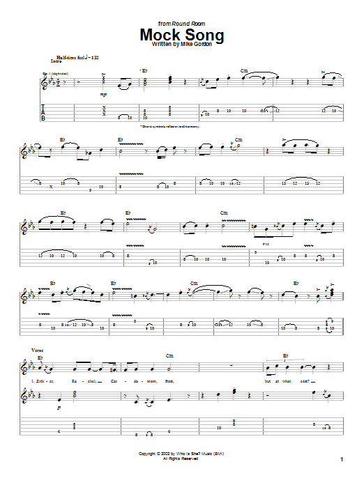 Phish Mock Song Sheet Music Notes & Chords for Guitar Tab - Download or Print PDF Phish Mock Song Sheet Music Notes & Chords for Guitar Tab - Download or Print PDF