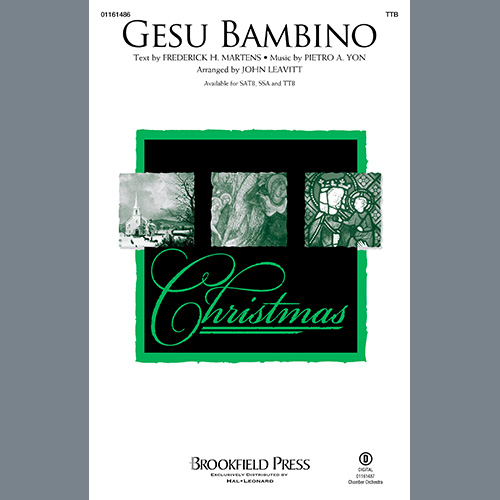 Pietro A. Yon, Gesú Bambino (arr. John Leavitt), SSA Choir