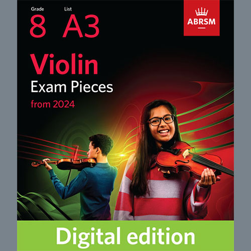 Pietro Nardini, Allegro moderato (Grade 8, A3, from the ABRSM Violin Syllabus from 2024), Violin Solo