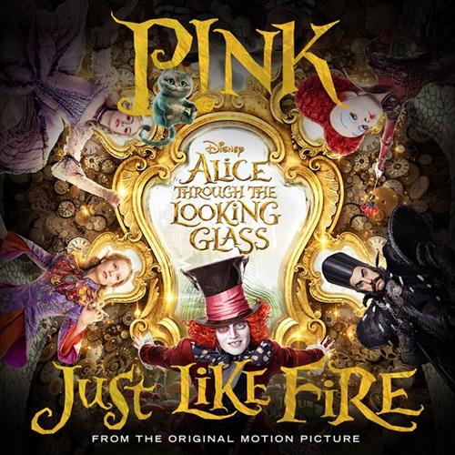 Pink, Just Like Fire, Piano, Vocal & Guitar (Right-Hand Melody)
