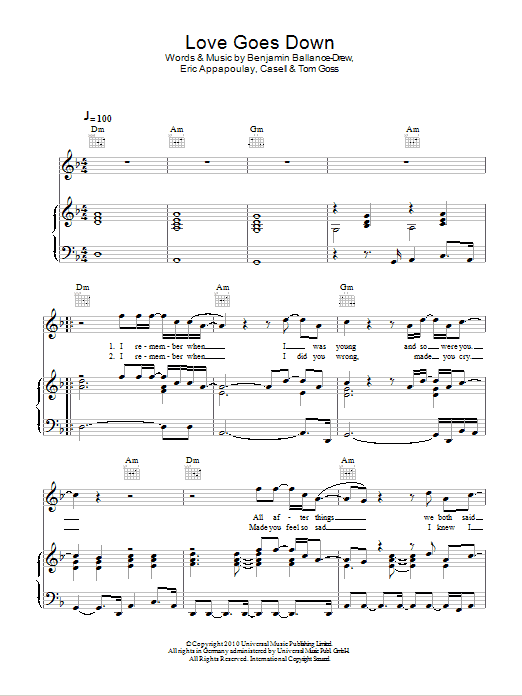 Plan B Love Goes Down Sheet Music Notes & Chords for Violin - Download or Print PDF