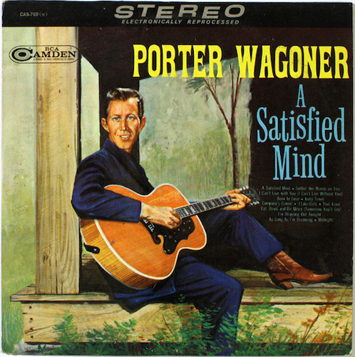 Porter Wagoner, A Satisfied Mind, Piano, Vocal & Guitar (Right-Hand Melody)