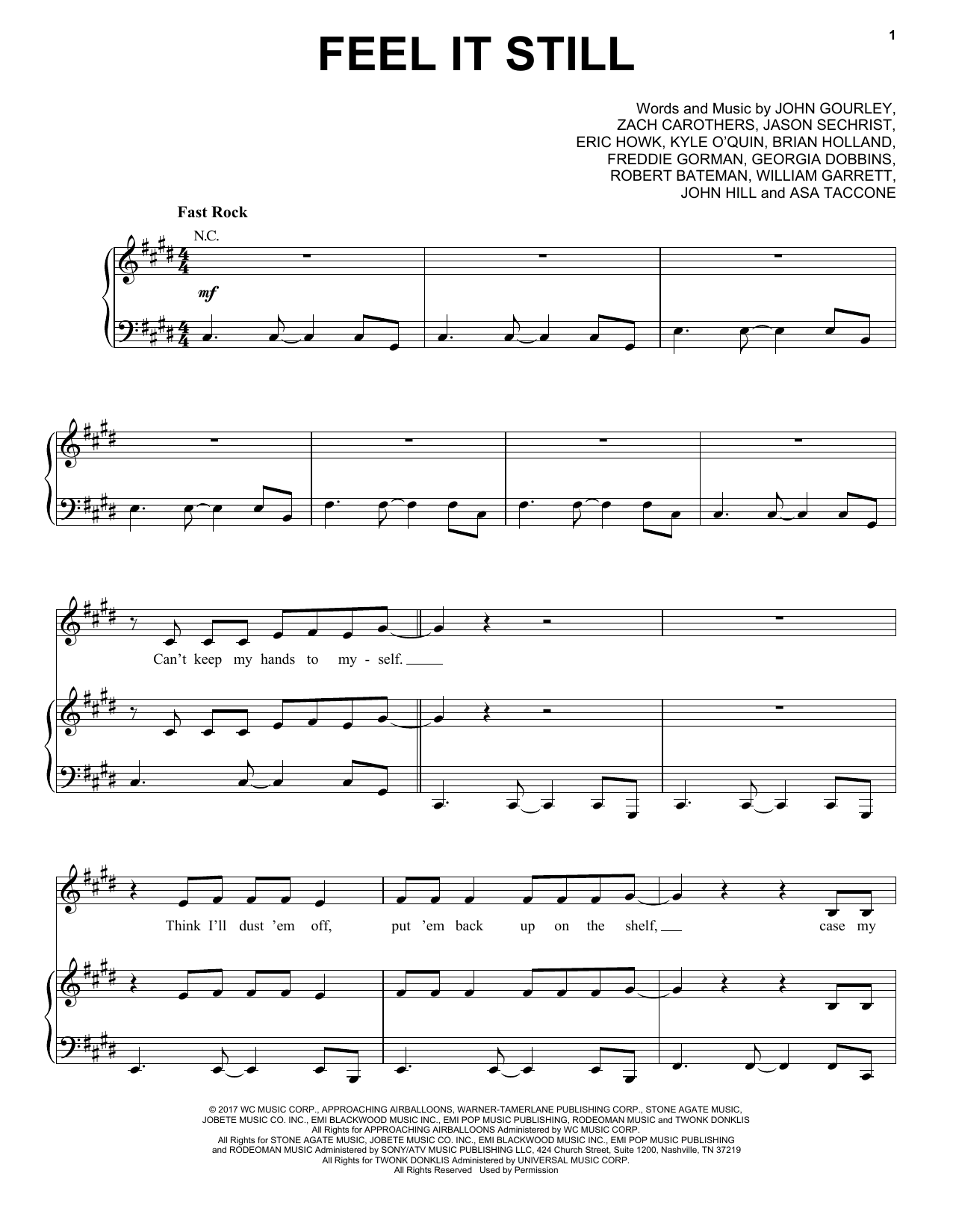 Portugal. The Man. Feel It Still Sheet Music Notes & Chords for Mallet Solo - Download or Print PDF