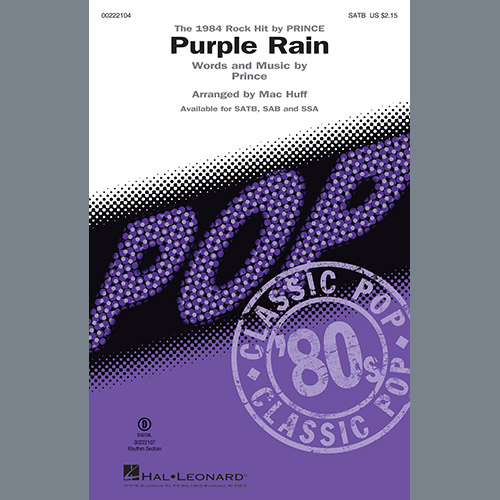 Prince, Purple Rain (arr. Mac Huff), SATB