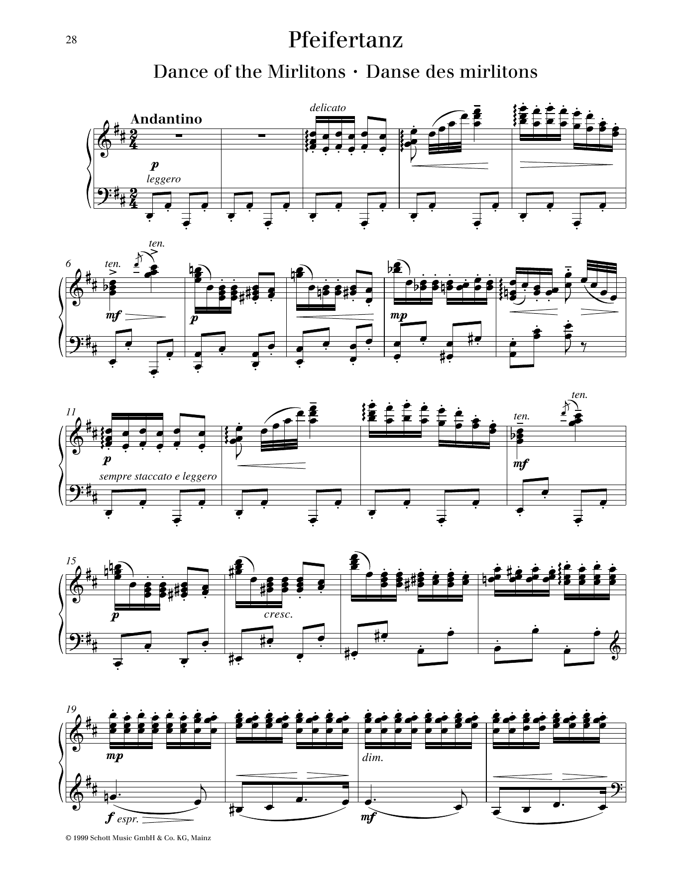 Pyotr Il'yich Tchaikovsky Dance Of The Mirlitons Sheet Music Notes & Chords for Piano Solo - Download or Print PDF