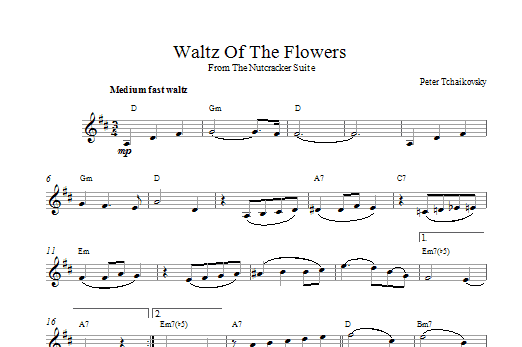Pyotr Il'yich Tchaikovsky Waltz Of The Flowers (from The Nutcracker Suite) Sheet Music Notes & Chords for Cello - Download or Print PDF