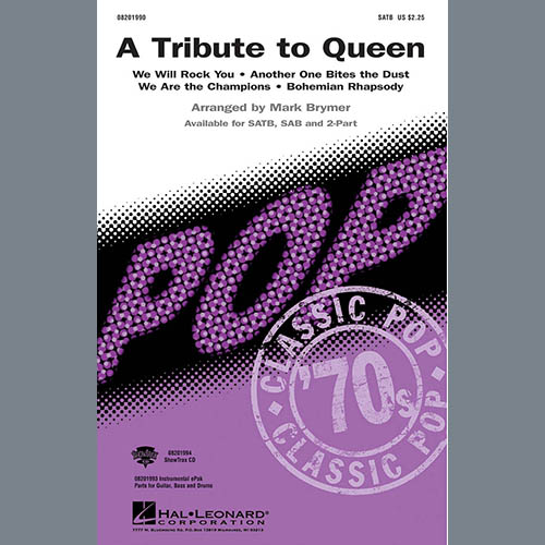 Queen, A Tribute To Queen (Medley) (arr. Mark Brymer), SAB Choir