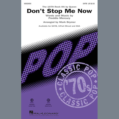 Queen, Don't Stop Me Now (arr. Mark Brymer), SATB