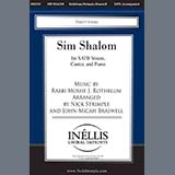 Download Rabbi Moshe J. Rothblum Sim Shalom (arr. Nick Strimple and John-Micah Braswell) sheet music and printable PDF music notes
