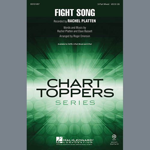 Rachel Platten, Fight Song (arr. Roger Emerson), 3-Part Mixed