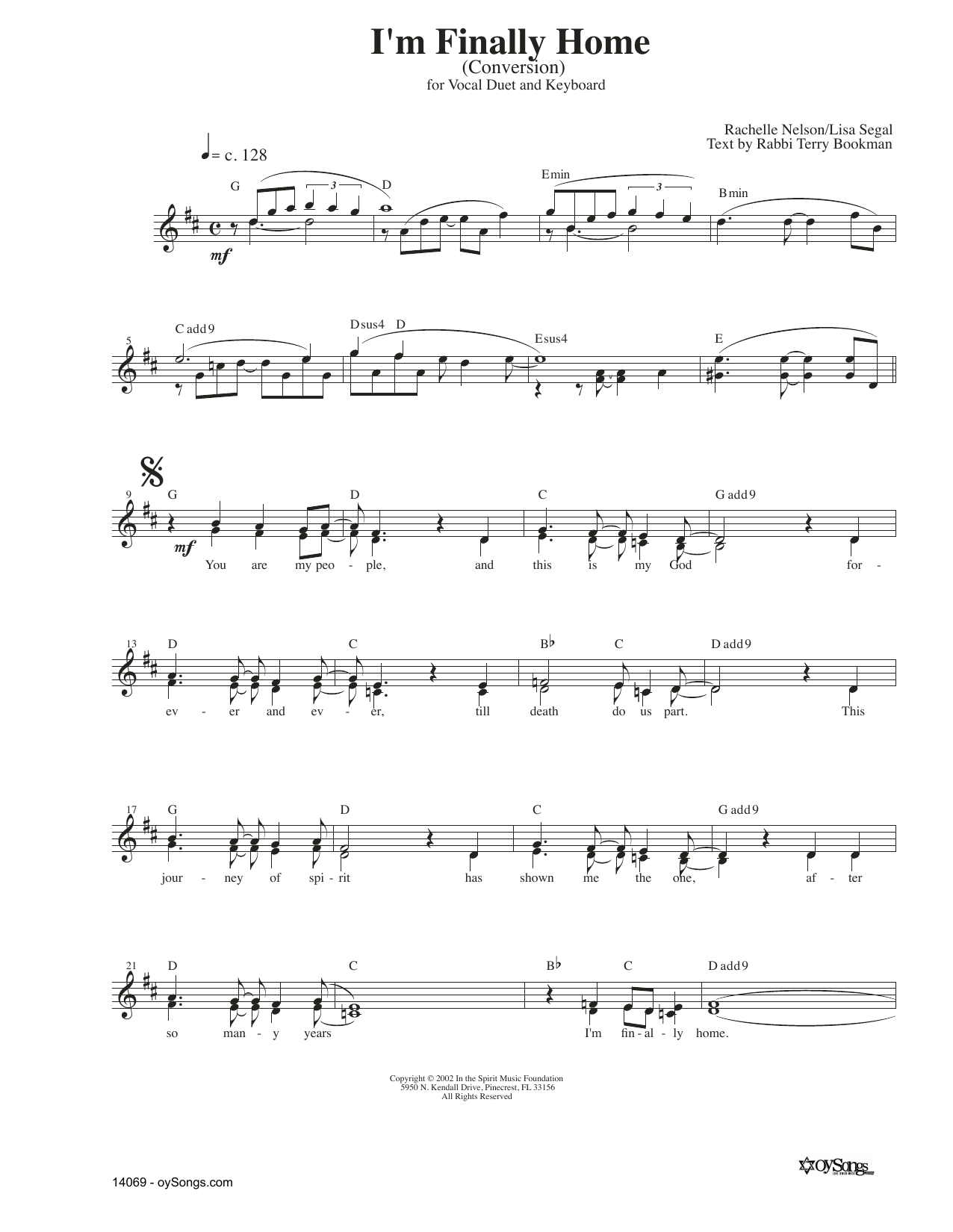 Rachelle Nelson I'm Finally Home Sheet Music Notes & Chords for Lead Sheet / Fake Book - Download or Print PDF