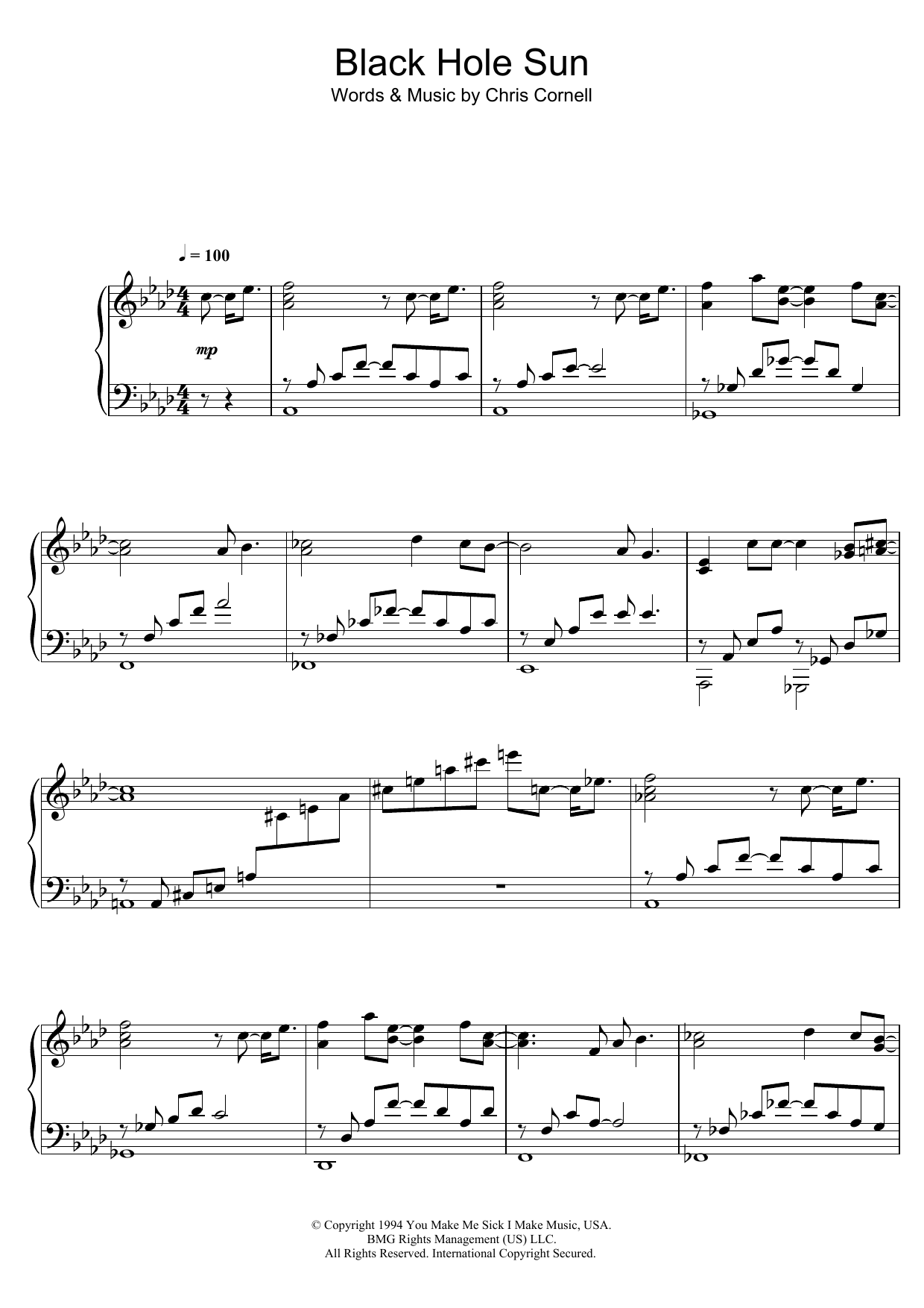 Ramin Djawadi Black Hole Sun (from Westworld) Sheet Music Notes & Chords for Piano - Download or Print PDF