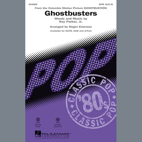 Ray Parker Jr., Ghostbusters (arr. Roger Emerson), SATB