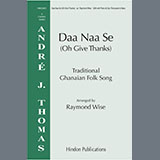 Download Raymond Wise Daa Naa Se sheet music and printable PDF music notes