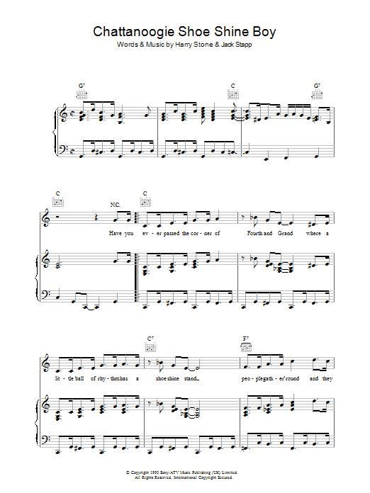 Red Foley Chattanoogie Shoe Shine Boy Sheet Music Notes & Chords for Ukulele - Download or Print PDF