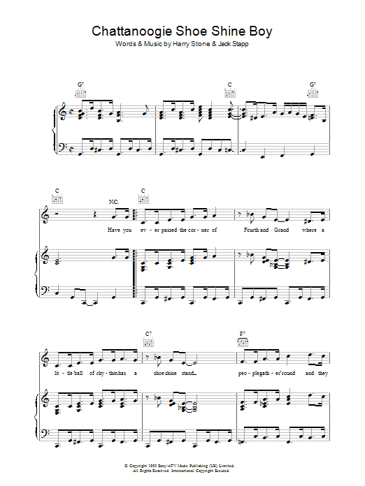 Glenn Miller Chattanoogie Shoe-Shine Boy Sheet Music Notes & Chords for Lead Sheet / Fake Book - Download or Print PDF