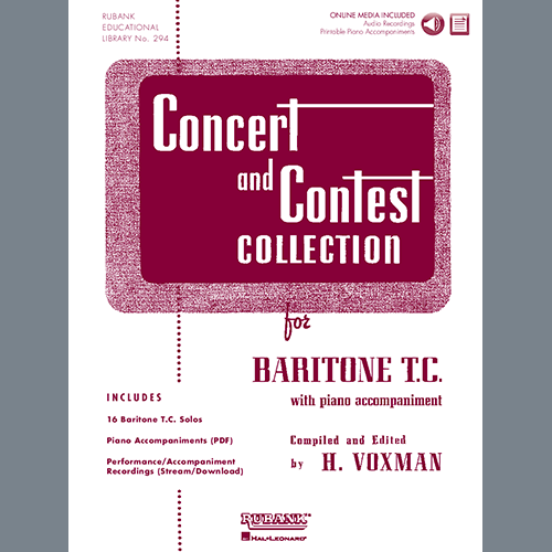René Maniet, Premier Solo De Concours, Baritone T.C. and Piano