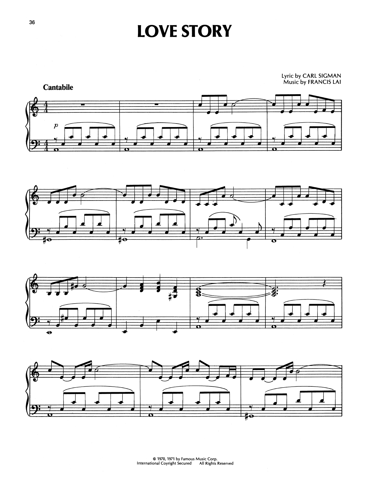Richard Clayderman Where Do I Begin (Love Theme) Sheet Music Notes & Chords for Piano Solo - Download or Print PDF
