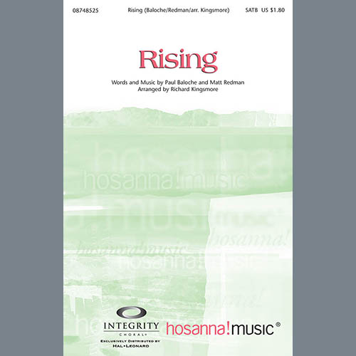 Richard Kingsmore, Rising, SATB