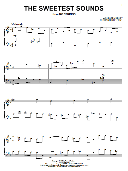Richard Rodgers The Sweetest Sounds Sheet Music Notes & Chords for Flute - Download or Print PDF
