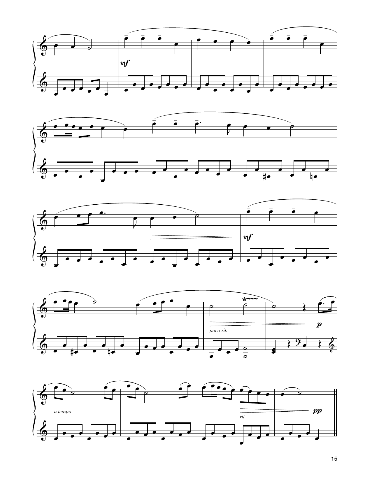 Richard Storrs Willis It Came Upon The Midnight Clear (in the style of Offenbach) (arr. Carol Klose) Sheet Music Notes & Chords for Piano Solo - Download or Print PDF