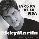 Download Ricky Martin The Cup Of Life sheet music and printable PDF music notes