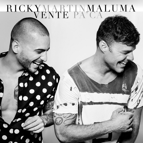 Ricky Martin, Vente Pa' Ca (Feat. Maluma), Piano, Vocal & Guitar (Right-Hand Melody)