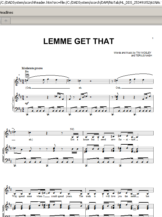 Rihanna Lemme Get That Sheet Music Notes & Chords for Piano, Vocal & Guitar (Right-Hand Melody) - Download or Print PDF