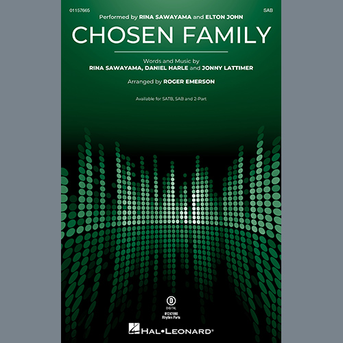 Rina Sawayama and Elton John, Chosen Family (arr. Roger Emerson), 2-Part Choir